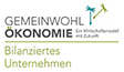 Logo „Gemeinwohl-Ökonomie – Bilanziertes Unternehmen"